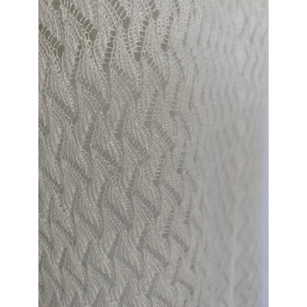 New With Tags Andrea Jovine White Lightweight Tunic Sweater Long Sleeves Sz XL - Picture 7 of 12